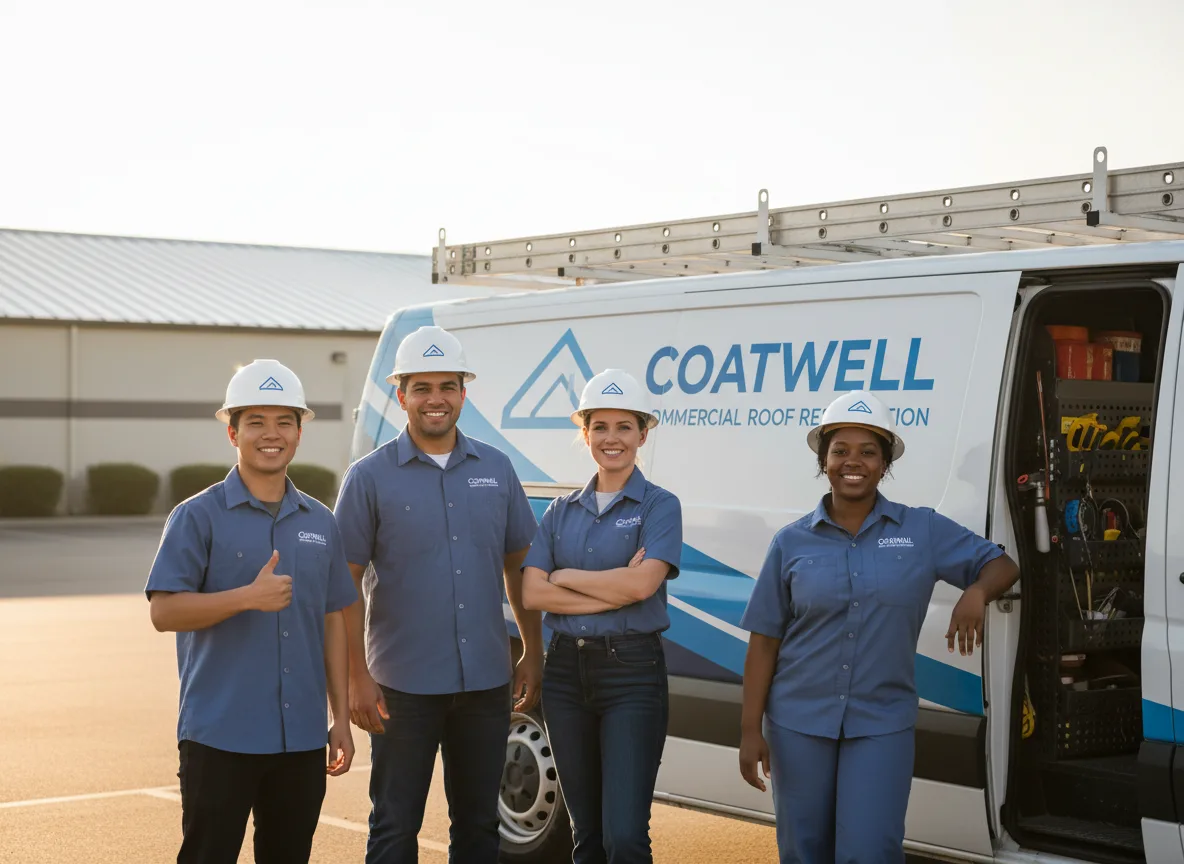 Commercial roof coating company in Fredonia, WI